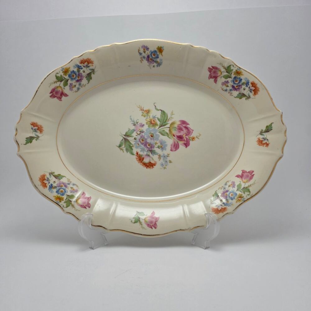 Aberdeen China 12” Oval Serving Platter Plate ABE3 Pattern